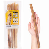Best For My Pets 12-inch odor-free bully stick packaging showcases long-lasting chew for large dogs