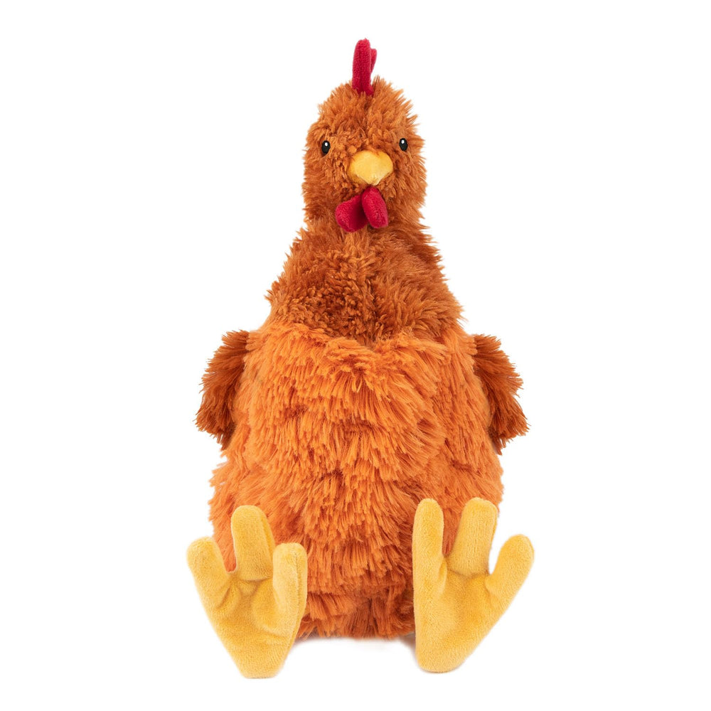 Best Pet Supplies crinkle chicken six-legged octopus toy in brown for interactive fetch and chew sessions.