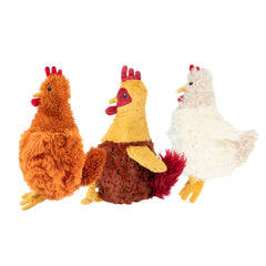 Best Pet Supplies crinkle material head with squeaker to stimulate chewing instincts safely.