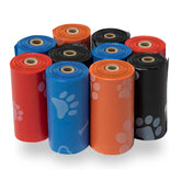 Best Pet Supplies dog poop bags roll in assorted colors for park cleanup