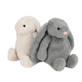 Best Pet Supplies bunny plush toy in beige and gray outer view for fetch and chew play