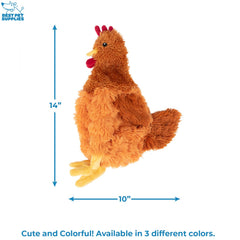 Best Pet Supplies plush brown dog toy designed for fetch and cuddle time.
