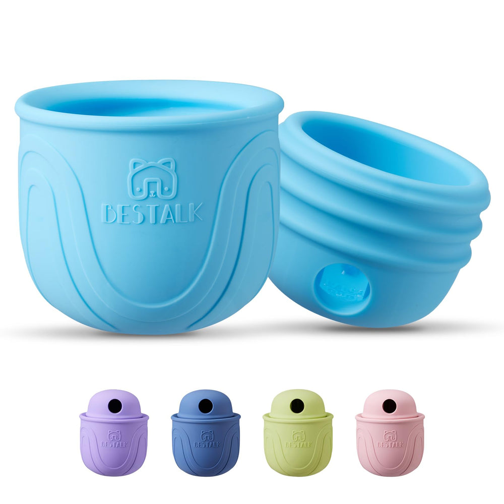 Bestalk interactive dog toy treat dispenser shows wobble for slow feeding enrichment