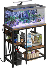 Bestier 20-29-37 gallon stand front view shows sturdy metal frame for reliable tank support.