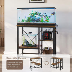 Bestier six-leg stable frame provides robust support for heavy aquariums.