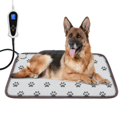 Bestio large dog heating pad top view shows spacious warming area for lounging.