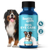 BestLife4Pets eye-care dog-pill-bottle shows easy, natural eye health support for pets.