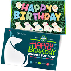 BETAPET dog birthday cookies with colorful frosting highlight safe, all-breed-friendly celebration.