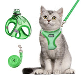 BETMAYPET arnés para gato verde con ajuste ergonómico para mayor comodidad