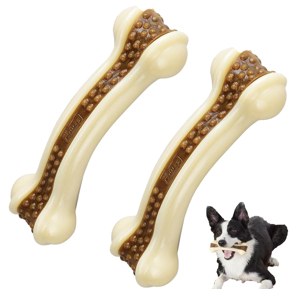 BETTEPROD dog bones chew pack with beef flavor for engaging, long-lasting chewing.