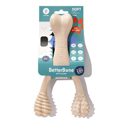 BetterBone Soft Density chew with teething-friendly texture supports gentle chewing.