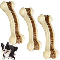 BETTEPROD indestructible nylon dog chew toy for durable chewing and dental tartar control