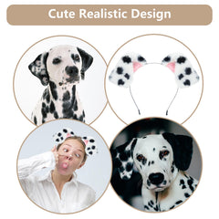 Beviliu bunny ears headband ideal for festive costumes and photos.