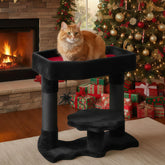 BEWISHOME coffin bed large for spacious cat lounging and rest