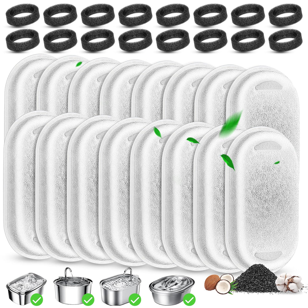 Beyolike cat water fountain filters pack ensures clean hydration for pets.