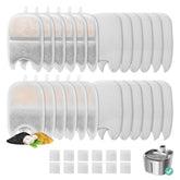 BFLICROY 12-set replacement filters packshot promotes fresher-tasting water for cats.