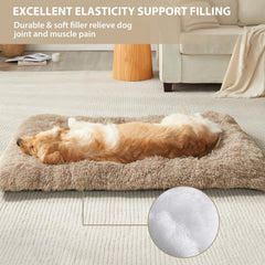 BFPETHOME dog bed non-slip bottom demonstrates secure placement during use