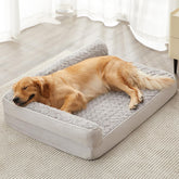 BFPETHOME orthopedic dog bed cover with a soft surface and easy-to-clean washable cover.