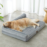 BFPETHOME orthopedic dog bed foam supports joints during restful naps