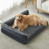 BFPETHOME orthopedic dog bed front view showing large size and supportive shape
