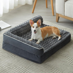 BFPETHOME orthopedic dog bed with large foam supports joints for aging dogs