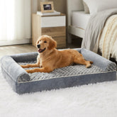 BFPETHOME orthopedic egg-crate foam close-up showing joint-supporting comfort.