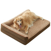 BFPETHOME orthopedic XXL dog bed – foam top view showing joint cushioning.