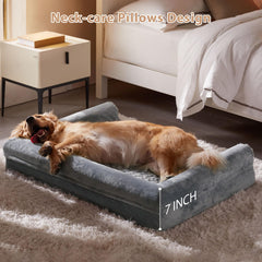 BFPETHOME rose-pattern plush surface offers soft, calming texture.