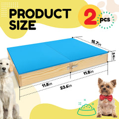 Bhyhok durable wooden dog training platform designed for stable training sessions.