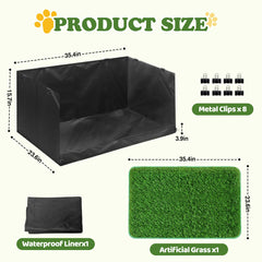 Bhyhok pee-pad-holder folded setup saves space for storage