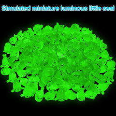 BICHENHWAI glow-seal-pup-close-1 showcases detailed resin texture with a soft glow