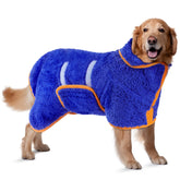 Bienbee dog bathrobe quick-dry robe speeds post-bath drying.