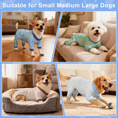 Bienbee dog pajamas love-heart pattern for adorable bedtime wear