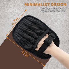 Bifeaw Pet Hair Removal Glove ergonomic grip demonstrates secure five-finger fit for precise grooming