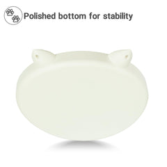 Bifeaw purple-and-white slow-feed bowl adds color and function to mealtime.