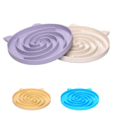 Bifeaw slow-feeder bowl with spiral pattern slows eating for mindful meals.