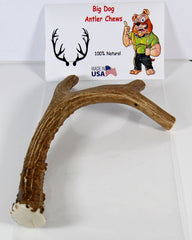 Big Dog Antler Chews: sanded-smooth-edges; safer chewing for dogs.