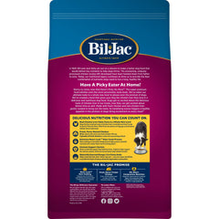Bil-Jac Picky No More chicken liver closeup signals palatable flavor for picky eaters.