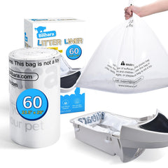 Bilibara litter box liner compatibility fits Cat box 3 and 4 for easy waste management.
