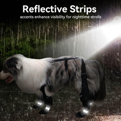 BillionChains dog boots anti-slip soles for better grip on surfaces