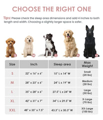 bilypaws bed anti-slip bottom keeps small dogs steady during sleep