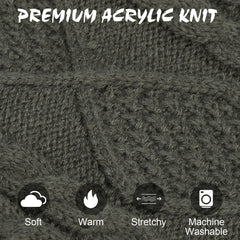 BINGPET Cat Sweater grey back view shows seamless comfort for daily wear