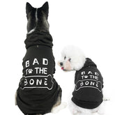 BINGPET dog hoodie harness hole closeup for secure winter walks