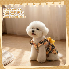 BINGPET dress soft material closeup emphasizes gentle fabric comfort.