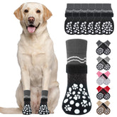 BINGPET calcetines para patas antideslizantes, ideales para seguridad en suelos de madera.