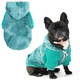 BINGPET Tie Dye Dog Hoodie front view, soft warmth for daily walks.
