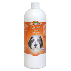 Bio-Groom Groom'n Fresh bottle front shows premium dog cologne for between-bath freshening