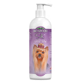 Bio-Groom Silk Creme Rinse bottle pour shows gentle tearless conditioning for dogs