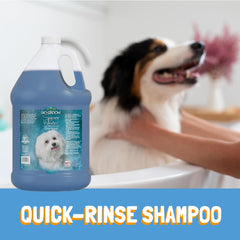 Bio-Groom Super Whitening puppy bath; gentle wash for young pets.