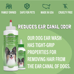 Bio-groom Ear-Fresh application tip for safe, precise pet ear care.